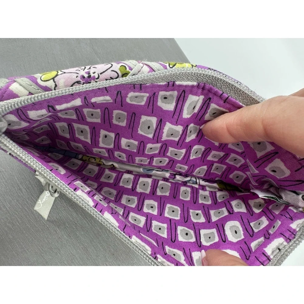 Vera‎ Bradley Criss Cross Wristlet Watercolors Zipper Compartments Wallet
